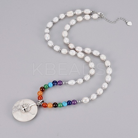 Chakra Jewelry NJEW-E145-A03-1
