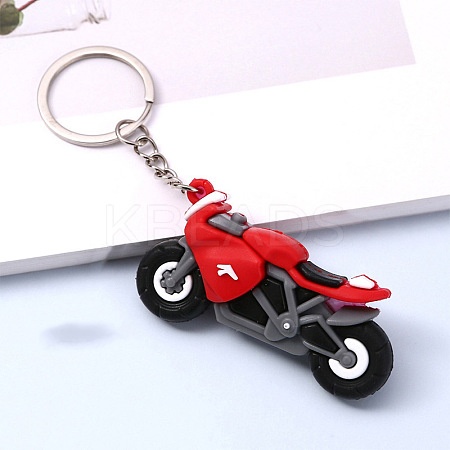 Motorcycle PVC Bag Keychain PW-WGC870C-01-1