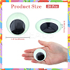Luminous Self Adhesive Plastic Wiggle Googly Eyes Cabochons KY-WH20002-02A-2