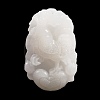 Natural White Jade Carved Pendants G-S384-01J-1