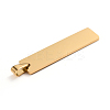 Ion Plating(IP) 304 Stainless Steel Pendants X-STAS-D142-01B-G-2
