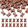 Opaque Acrylic European Beads OACR-TAC0019-006X-1