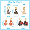 Alloy Enamel Shoe Charms PALLOY-AB00019-2