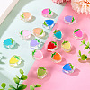 22Pcs 11 Colors Transparent Enamel Acrylic Beads TACR-TA0001-59-5