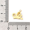 304 Stainless Steel Rhinestone Pendants STAS-P431-11G-3