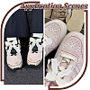 Lace Bowknot Shoe Decorations FIND-WH0126-646A-5