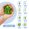 320Pcs 8 Style Transparent Acrylic Pendants TACR-TA0001-18-5