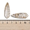 Natural Fossil Coral Pendants G-B187-01C-01-3