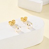304 Stainless Steel Stud Earrings EJEW-I229-01G-A-5