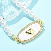 Brass Micro Pave Clear Cubic Zirconia Bracelets LS-BJEW-S158-04G-2