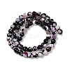 Natural Fire Crackle Agate Beads Strands G-C082-A01-30-3