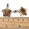 Watermelon Stone Glass Pendants G-B127-12P-04-3