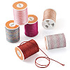 6Rolls 6 Colors Polyester Metallic Thread OCOR-TA0002-82A-3