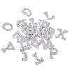 Alphabet Resin Rhinestone Patches DIY-TAC0005-45D-11