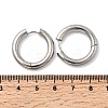 316F Stainless Steel Hoop Earrings EJEW-D341-01F-P-5