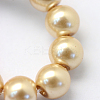 Baking Painted Pearlized Glass Pearl Round Bead Strands X-HY-Q003-4mm-42-3