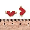 Ion Plating(IP) 304 Stainless Steel Enamel Connector Charms LS-STAS-P339-10G-01-3