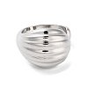 Rack Plating Brass Cuff Rings RJEW-D025-01P-2