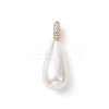 Electroplate Shell Pearl Pendants PALLOY-JF04940-02-1