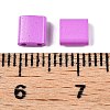2-Hole Baking Paint Glass Seed Beads SEED-S023-17C-15-4
