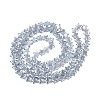 Electroplate Transparent Glass Beads Strands EGLA-N056-04A-A05-2