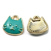 Golden Plated Alloy Charms ENAM-L042-01G-03-1