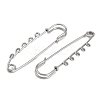 304 Stainless Steel Safety Pins Brooch Findings STAS-K252-05C-P-2