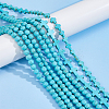 6 Strands 3 Styles Dyed Synthetic Turquoise Beads Strands G-FH0002-46A-4