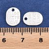Tibetan Style Alloy Oval Charms TIBEP-Q035-08S-NR-2