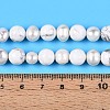 Natural Howlite Round & Natural Cultured Freshwater Pearl Grooved Potato Beads Strands PEAR-N019-08-5