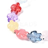 Transparent Glass Enamel Beads Strands GLAA-B021-06A-3