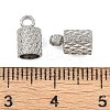 Non-Tarnish 304 Stainless Steel Cord Ends STAS-Z084-07P-03-3