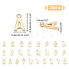 Brass Charms KK-PH0001-51G-2