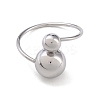 Stainless Steel Round Cuff Rings LS-RJEW-L116-01P-2