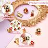 8Pcs 8 Styles 304 Stainless Steel Enamel Pendants STAS-CJ0003-08-3