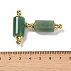 Natural Mixed Stone Connector Charms G-Z039-01G-4