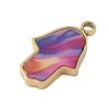 304 Stainless Steel Enamel Pendants STAS-P377-11G-C-2
