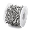 304 Stainless Steel Rhombus Link Chains CHS-L019-10P-3