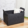 Foldable Felt Basket Storage Box AJEW-WH0347-17B-5