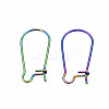 304 Stainless Steel Hoop Earrings Findings Kidney Ear Wires LS-X-STAS-N098-006-2