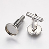 Tarnish Resistant 304 Stainless Steel Cuffinks STAS-G187-23P-12mm-2