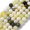 Natural New Jade Beads Strands G-F591-16-8MM-2