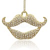 Alloy Rhinestone Pendants LS-RB-J172-01G-1