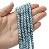 Eco-Friendly Dyed Glass Pearl Round Beads Strands LS-HY-A008-6mm-RB006-4