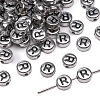 50Pcs Silver Plating Acrylic Beads PW-WG2E8AD-09-1