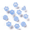 Transparent Acrylic Beads Caps PL543-5-2