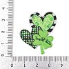 Saint Patrick's Day Opaque Printed Acrylic Pendants OACR-A045-05B-3