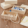Rectangle Unfinished Wood Gift Storage Box CON-WH0094-38A-5