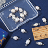 SUNNYCLUE 30Pcs Natural Cultured Freshwater Pearl Connector Charms FIND-SC0005-38-3