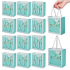 Paper Jewelry Pouches Handle Bags ABAG-WH0039-37C-1